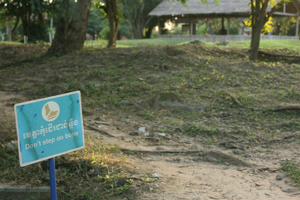 Killing Fields of Choeng Ek, killing fields, genocide, concentration camp, extermination camp, massacre, museum, signage, sign board, history of Cambodia, Pol Pot, Khmer Rouge, museums of Phnom Penh, Museum in Cambodia, South East Asia, Asia