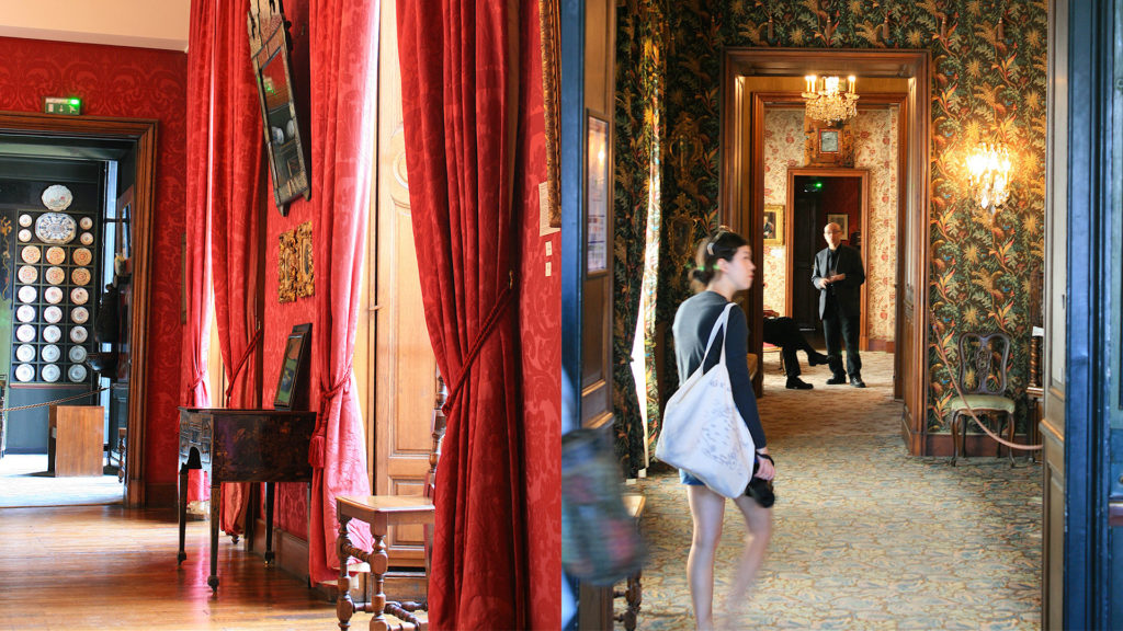 tourist, visitor inside Victor Hugo’s home, Place des Vosges, 6 Place des Vosges, Maison de Victor Hugo, house of Victor Hugo, Marais, museum, museums in Paris, Bastille, Paris, writer’s homes, writer’s homes in Paris, French literature, French writers