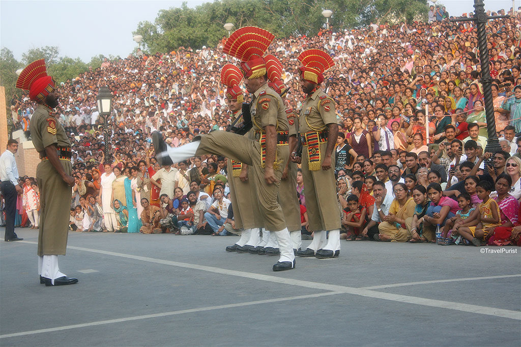 Independance day wagah border parade march